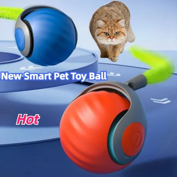 2024 new interactive cat toy ball