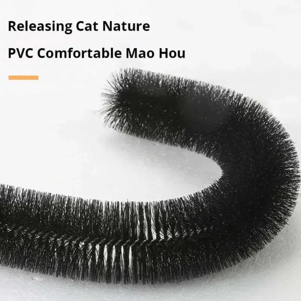 cat toy arch self grooming rubbing brush 2