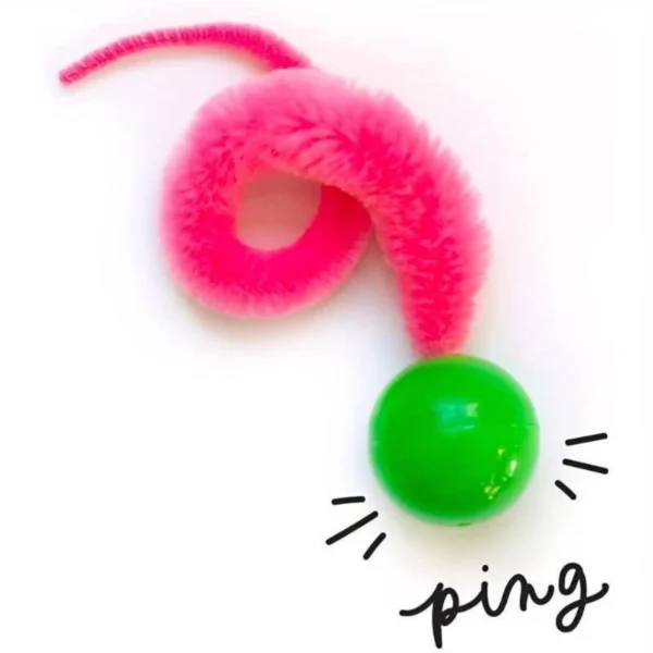 cat toy caterpillar elastic ball 3pcsset 4