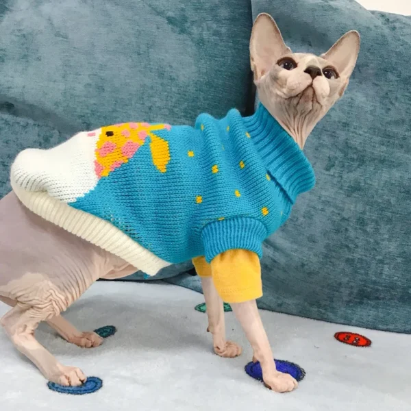 cute cat sweater costume pet clothes 15