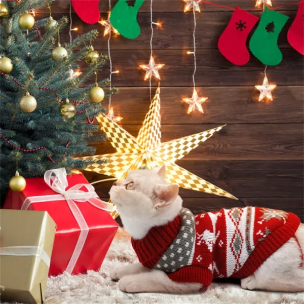 cute cat sweater costume pet clothes 16
