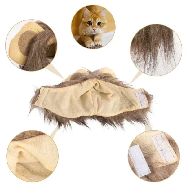 cute lion costume for cats 2