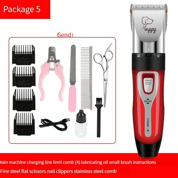 Dog Hair Clipper Pet Hair Trimmer Set - Image 2