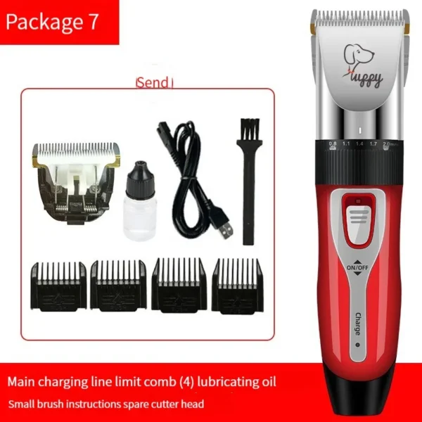 Dog Hair Clipper Pet Hair Trimmer Set - Image 10