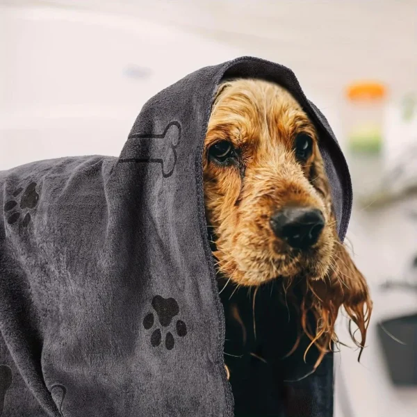 Dog Microfiber Quick-drying Dog Claw Bath Towel - Image 5