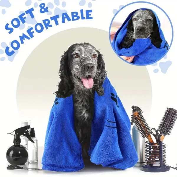 dog microfiber quick drying dog claw bath towel 9