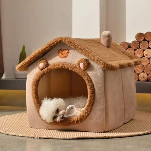 foldable pet house removable washable 1