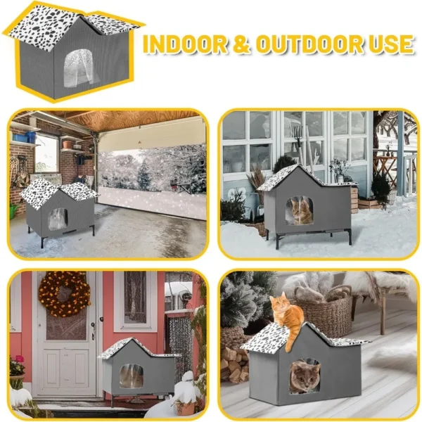 heated cat houses for outside cats 2