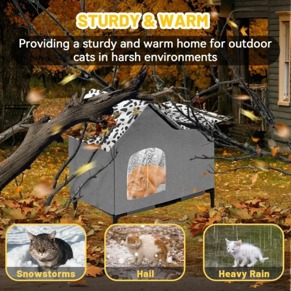 heated cat houses for outside cats 4