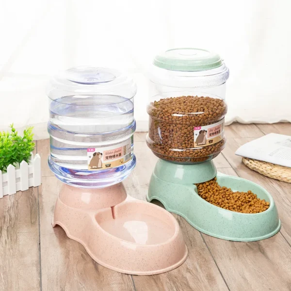 large automatic pet feeder bowls 3