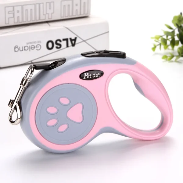 nylon dog automatic retractable leash 4