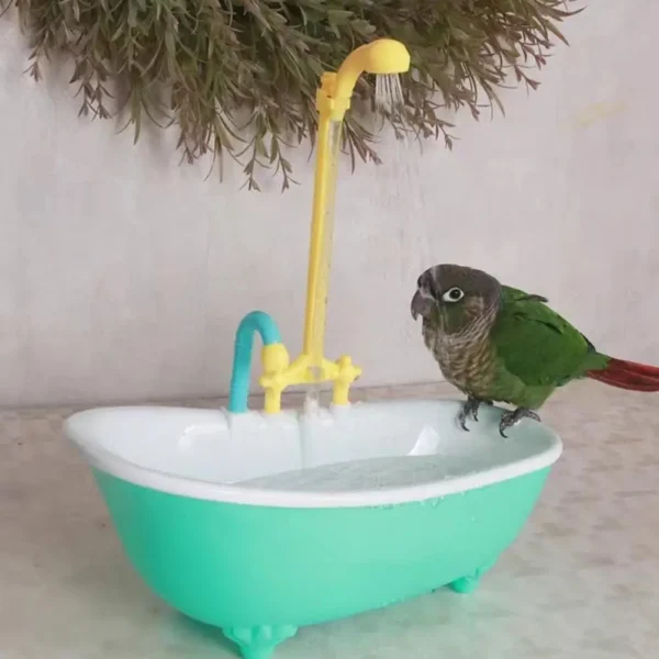 parrot automatic intelligentbath bird shower bathtub 2