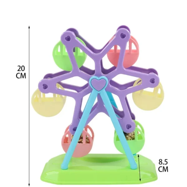 parrot ferris wheel feeding toy 5