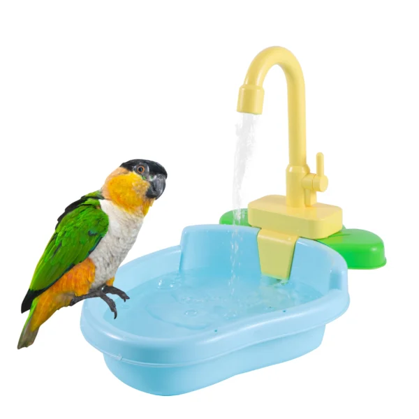 parrot perch shower bird bath 2