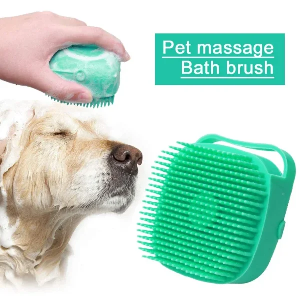 pet dog shampoo brush 2.7oz 7