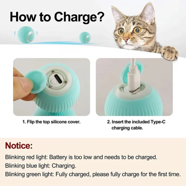 pet gravity cat smart interactive car toy 19