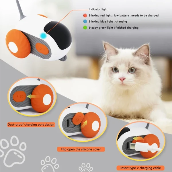 pet gravity cat smart interactive car toy 20