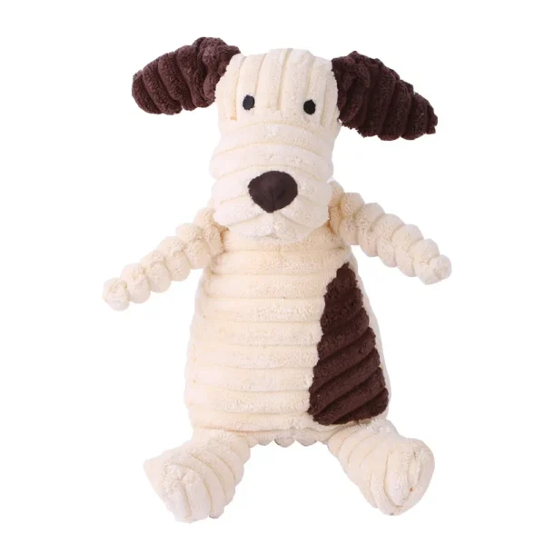 plush dog animals bite resistant squeaky toys 14