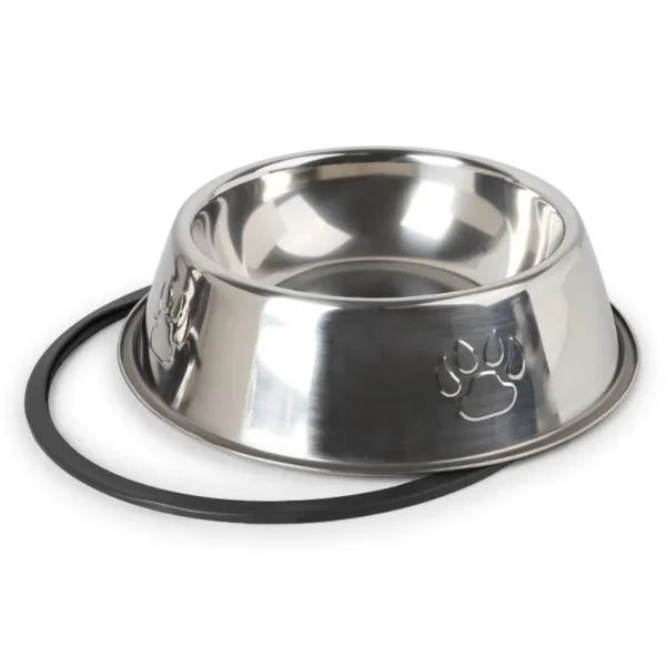 quality paw stainless steel pet dog bowl 1